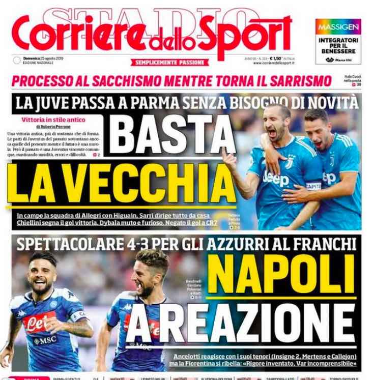 Corriere dello Sport 25 Agosto