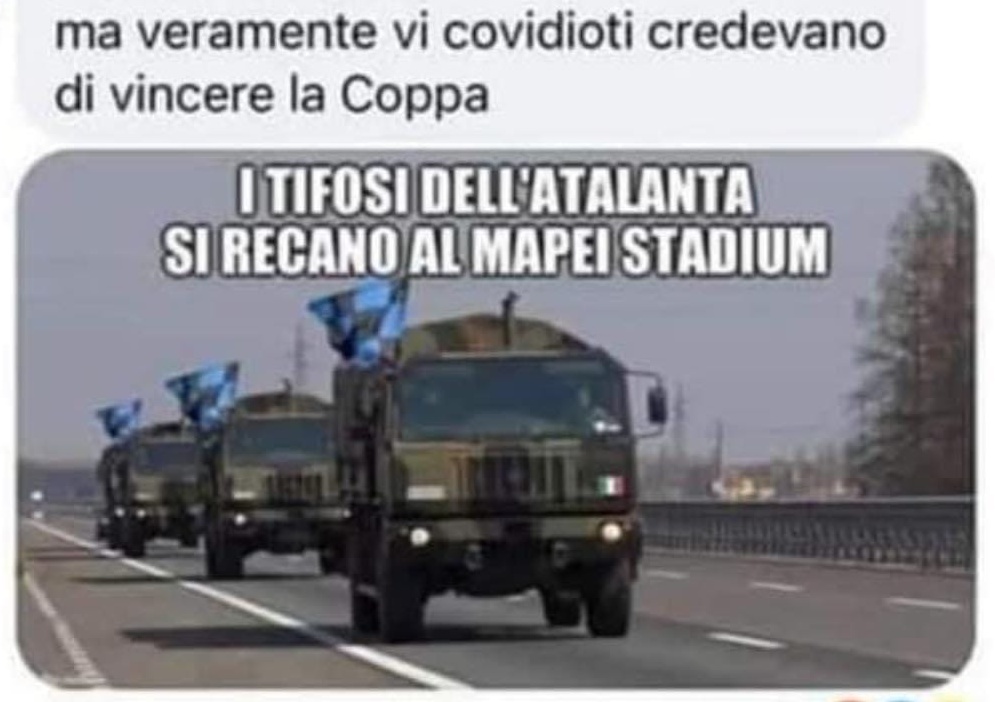 post tagliato atalanta covidioti daniele belotti