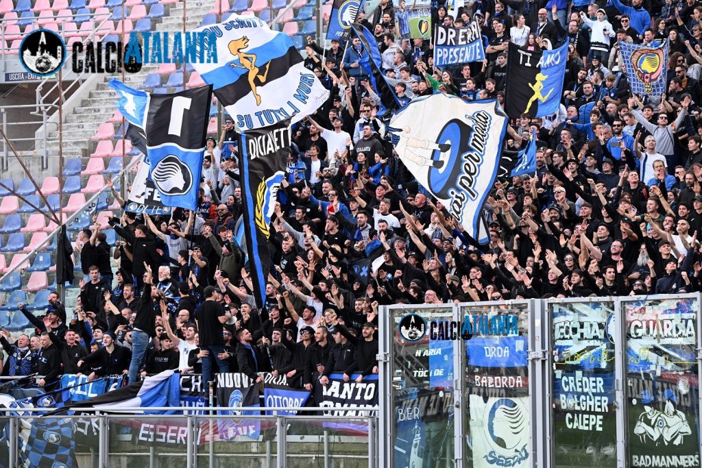 tifosi atalanta a bologna marcata