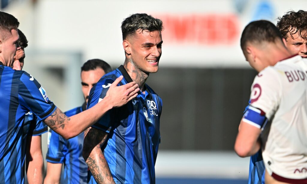 Gianluca Scamacca dell'Atalanta Bergamasca Calcio