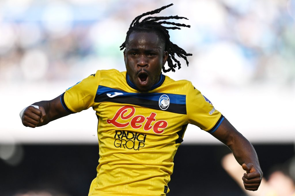 napoli-atalanta 0-2 lookman