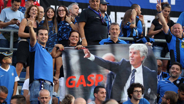 PH. ALBERTO. MARIANI Reggio Emilia 23 -08 -2018- PRELIMINARI EUROPA LEAGUE 2018-19 , ATALANTA - COPENAGHEN .ALBERTO MARIANI - SILPRESS Nella foto - TIFOSI ATALANTA ALLO STADIO MAPPEI DI Reggio Emilia