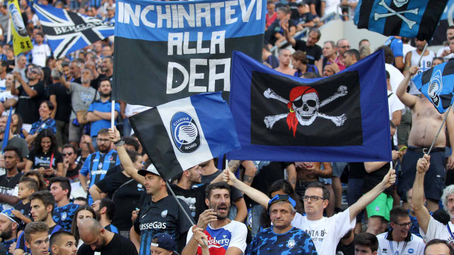 PH. ALBERTO. MARIANI Reggio Emilia 23 -08 -2018- PRELIMINARI EUROPA LEAGUE 2018-19 , ATALANTA - COPENAGHEN .ALBERTO MARIANI - SILPRESS Nella foto - TIFOSI ATALANTA ALLO STADIO MAPPEI DI Reggio Emilia