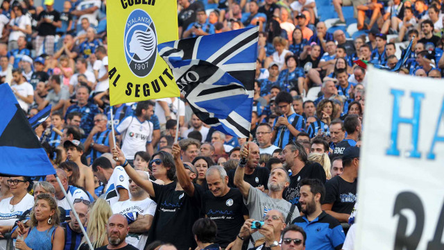 PH. ALBERTO. MARIANI Reggio Emilia 23 -08 -2018- PRELIMINARI EUROPA LEAGUE 2018-19 , ATALANTA - COPENAGHEN .ALBERTO MARIANI - SILPRESS Nella foto - TIFOSI ATALANTA ALLO STADIO MAPPEI DI Reggio Emilia