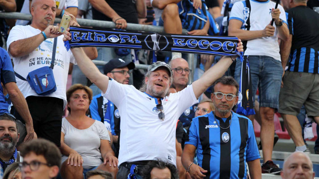 PH. ALBERTO. MARIANI Reggio Emilia 23 -08 -2018- PRELIMINARI EUROPA LEAGUE 2018-19 , ATALANTA - COPENAGHEN .ALBERTO MARIANI - SILPRESS Nella foto - TIFOSI ATALANTA ALLO STADIO MAPPEI DI Reggio Emilia
