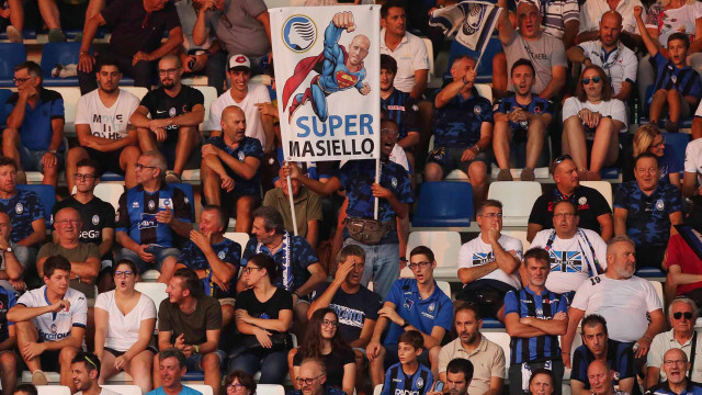 PH. ALBERTO. MARIANI Reggio Emilia 23 -08 -2018- PRELIMINARI EUROPA LEAGUE 2018-19 , ATALANTA - COPENAGHEN .ALBERTO MARIANI - SILPRESS Nella foto - TIFOSI ATALANTA ALLO STADIO MAPPEI DI Reggio Emilia