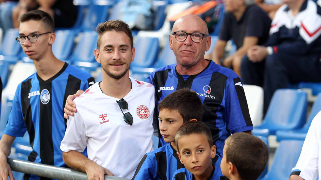 PH. ALBERTO. MARIANI Reggio Emilia 23 -08 -2018- PRELIMINARI EUROPA LEAGUE 2018-19 , ATALANTA - COPENAGHEN .ALBERTO MARIANI - SILPRESS Nella foto - TIFOSI ATALANTA ALLO STADIO MAPPEI DI Reggio Emilia