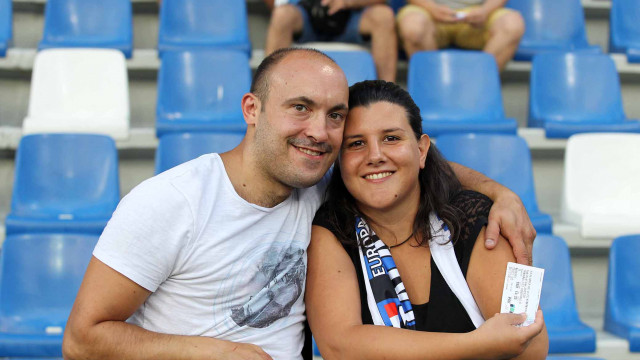 PH. ALBERTO. MARIANI Reggio Emilia 23 -08 -2018- PRELIMINARI EUROPA LEAGUE 2018-19 , ATALANTA - COPENAGHEN .ALBERTO MARIANI - SILPRESS Nella foto - TIFOSI ATALANTA ALLO STADIO MAPPEI DI Reggio Emilia