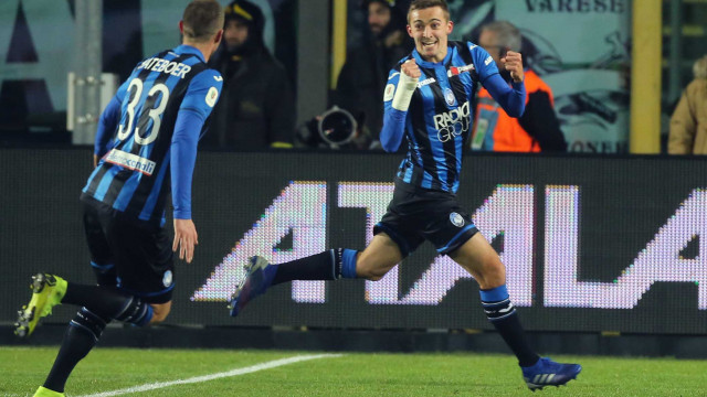 Timothy Castagne esultanza goal 1-0
Bergamo 30 / 01 /, 2019 Quarti di filale Tim Cup 2018-19
Atalanta / Juventus
ph Alberto Mariani / Silpress castagne