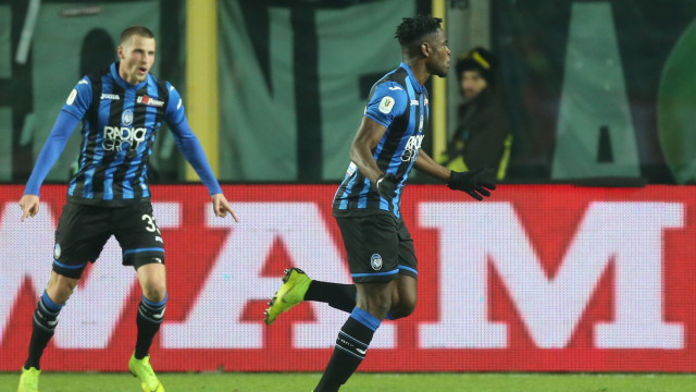 Duvan Zapata. Esultanza goal 2-0
Bergamo 30 / 01 /, 2019 Quarti di filale Tim Cup 2018-19
Atalanta / Juventus
ph Alberto Mariani / Silpress