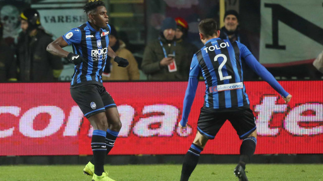 Duvan Zapata. Esultanza goal 2-0
Bergamo 30 / 01 /, 2019 Quarti di filale Tim Cup 2018-19
Atalanta / Juventus
ph Alberto Mariani / Silpress