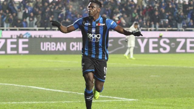 Duvan Zapata. Esultanza Goal 3-0
Bergamo 30 / 01 /, 2019 Quarti di filale Tim Cup 2018-19
Atalanta / Juventus
ph Alberto Mariani / Silpress