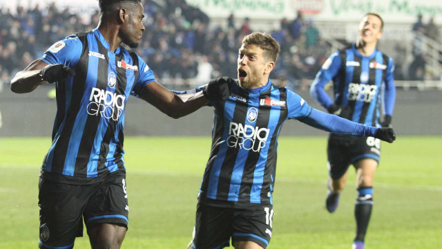 Duvan Zapata. Esultanza Goal 3-0
Bergamo 30 / 01 /, 2019 Quarti di filale Tim Cup 2018-19
Atalanta / Juventus
ph Alberto Mariani / Silpress