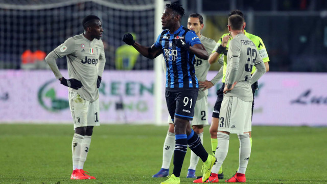 Duvan Zapata esultanza 3-0
Bergamo 30 / 01 /, 2019 Quarti di filale Tim Cup 2018-19
Atalanta / Juventus
ph Alberto Mariani / Silpress