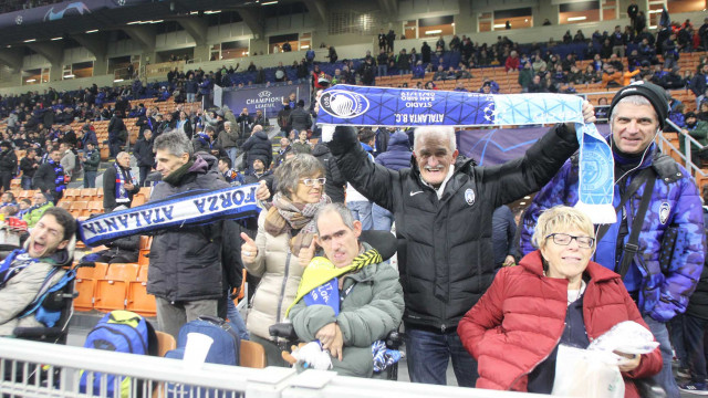 Milano 26 / Novembre /2019
Uefa Champions League 2019 - 20
Atalanta - Dinamo Zagabria
foto D . Moroni - silpress
nella Foto . TIFOSI ATALANTA
