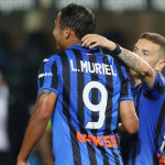 Bergamo. 08 Luglio 2020 Campionato serie A Tim 2019 - 2020 stadio Gewiss Stadioum 31 giornata
Atalanta - Sampdoria
Ph Mariani , Moroni / Silpress nella foto , Luis Muriel esultanza goal 2-0