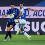 Bergamo. 08 Luglio 2020 Campionato serie A Tim 2019 - 2020 stadio Gewiss Stadioum 31 giornata
Atalanta - Sampdoria
Ph Mariani , Moroni / Silpress nella foto , Mattia Caldara. , Manolo Gabbiadini