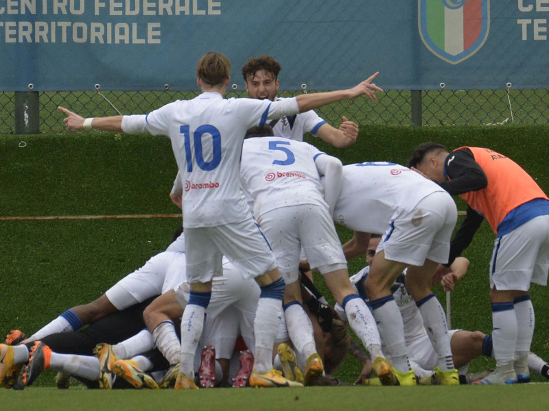 FIORENTINA PRIMAVERA - ATALANTA PRIMAVERA 17-02-2021 ESULTANZA DI GYABUAA. GALASSI SILVANO/SILPRESS Atalanta Empoli