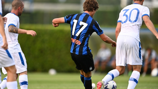 Mg Zingonia (Bg) 23/07/2022 - amichevole / Atalanta-Como / foto Matteo Gribaudi/Image Sport
nella foto: gol Sam Lammers
