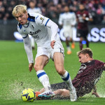 Ci Salerno 13/05/2023 - campionato di calcio serie A / Salernitana-Atalanta / foto Carmelo Imbesi/Image Sport
nella foto: Rasmus Hojlund-Matteo Lovato