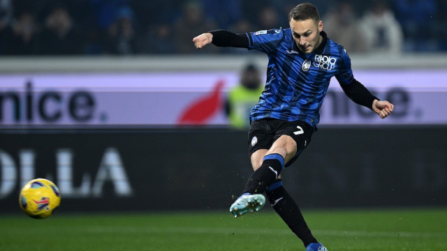 Mg Bergamo 15/01/2024 - campionato di calcio serie A / Atalanta-Frosinone / foto Matteo Gribaudi/Image Sport
nella foto: gol Teun Koopmeiners