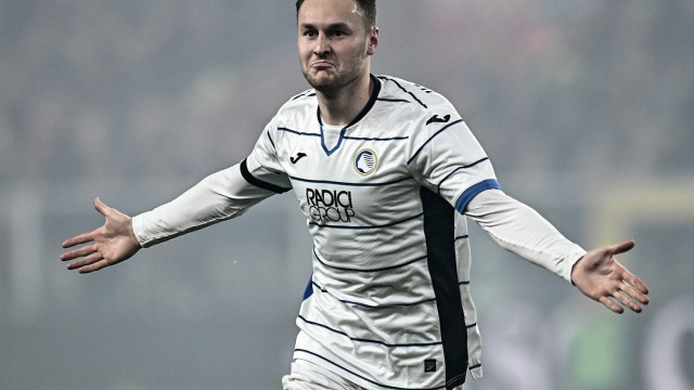 Mp Genova 11/02/2024 - campionato di calcio serie A / Genoa-Atalanta / foto Matteo Papini/Image Sport
nella foto: esultanza gol Teun Koopmeiners koopmeiners